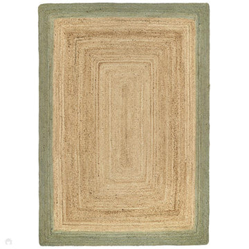 Jute Border Sage Green Rug-Origins-Rug Love - The Most Loved Rug Store